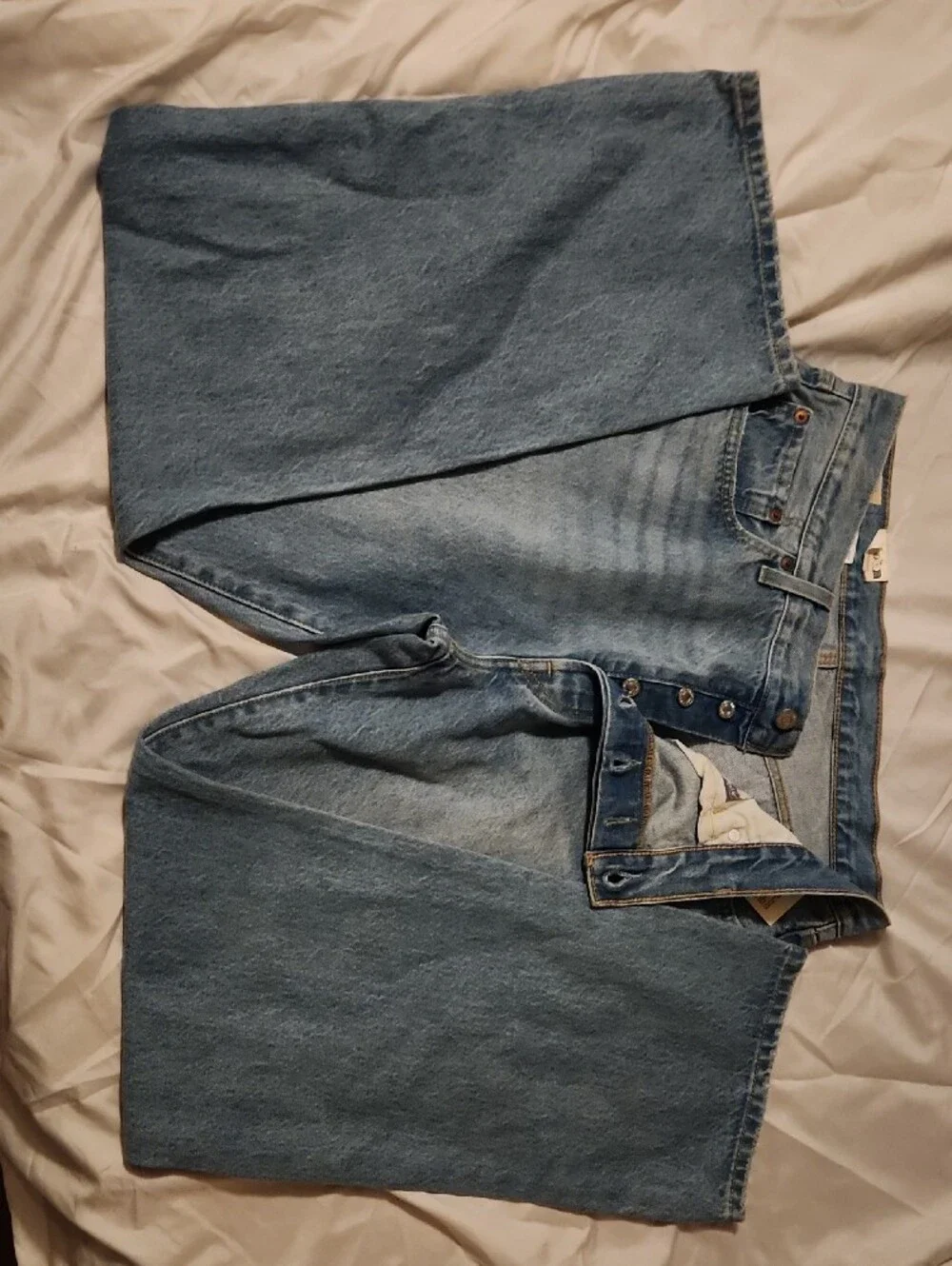 Levi's Light Blue Straight Leg Jeans
